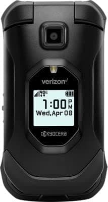 Kyocera DuraXV Extreme E4810 Verizon Rugged LTE Flip Basic Cell Phone Camera GPS Black- (Renewed) | Rugged, Flip, Basic Cell Phone, Camera, GPS