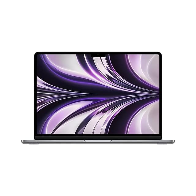 2022 Apple MacBook Air Laptop with M2 chip: 34.46 cm (13.6-inch) Liquid Retina Display, 8GB RAM, 256GB SSD Storage, Backlit Keyboard, 1080p FaceTime HD Camera. Works with iPhone/iPad; Space Grey